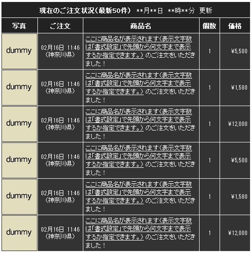 速報テンプレブラックタイプ